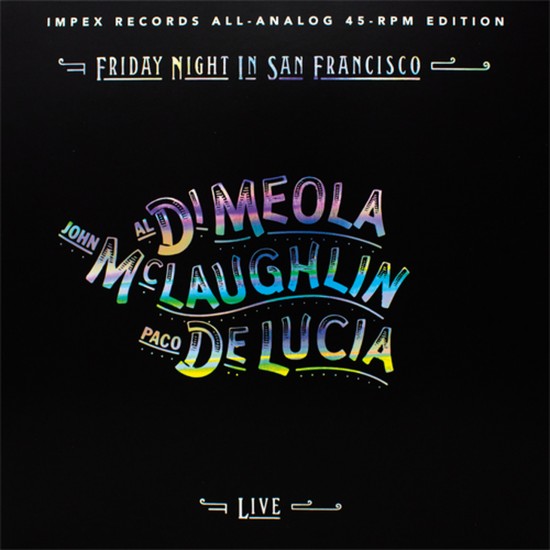 John McLaughlin / Al Di Meola / Paco De Lucia - Friday Night In San Francisco (Vinyl)	