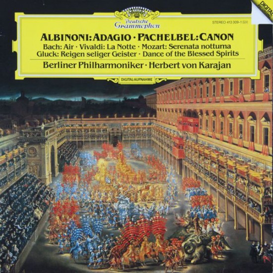 Albinoni / Pachelbel / Berliner Philharmoniker / Herbert Von Karajan ‎– Albinoni: Adagio / Pachelbel: Canon (Vinyl)