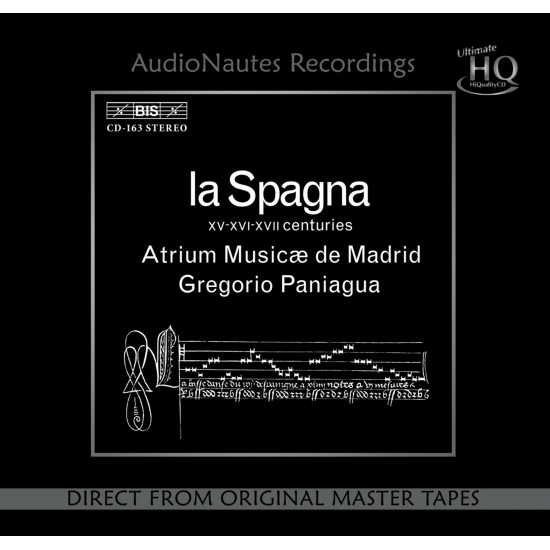 Atrium Musicæ De Madrid, Gregorio Paniagua - La Spagna XV-XVI-XVII Centuries (CD)