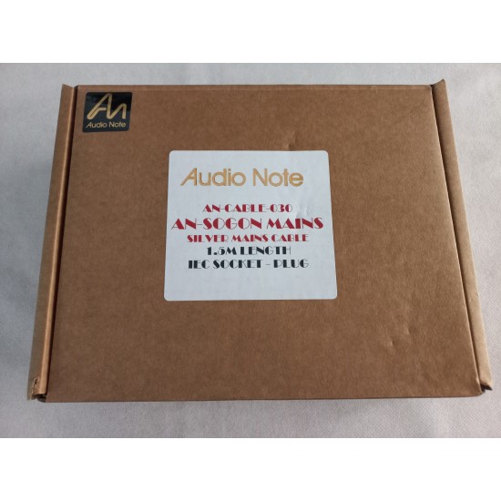 Audio Note AN-Cable-030 Sogon Mains Silver Mains Cable 1.5m (Second Hand)