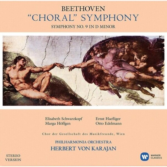 Beethoven, Vienna Philharmonia Orchestra, Herbert von Karajan - "Choral Symphony" (Symphony No. 9 In D Minor) (Vinyl)