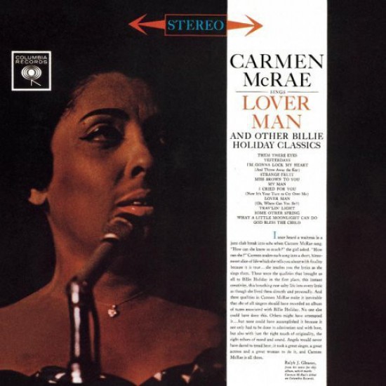 Carmen McRae ‎– Sings Lover Man And Other Billie Holiday Classics (CD)