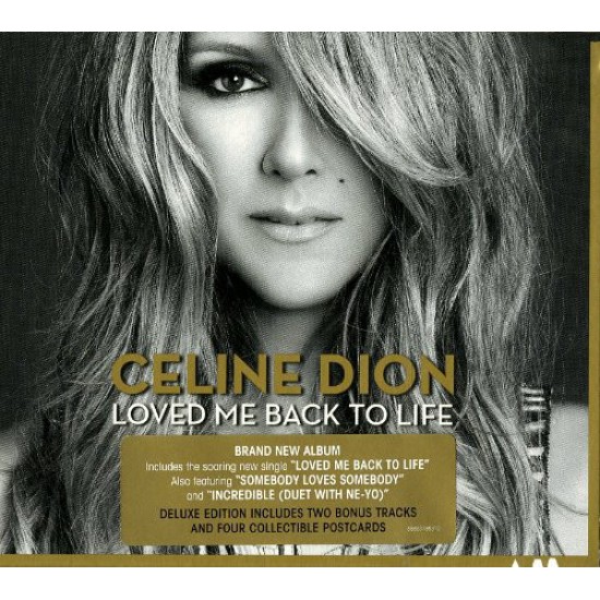 Celine Dion ‎– Loved Me Back To Life (CD)