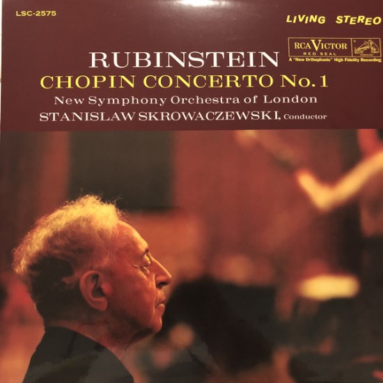 Chopin, Arthur Rubinstein, Stanislaw Skrowaczewski, The New Symphony Orchestra Of London - Concerto No. 1 (Vinyl)