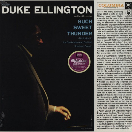 Duke Ellington And His Orchestra - Such Sweet Thunder (Vinyl)