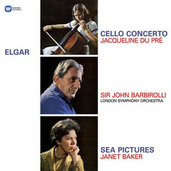 Elgar, Jacqueline Du Pré, Sir John Barbirolli, London Symphony Orchestra, Janet Baker - Cello Concerto / Sea Pictures (Vinyl)