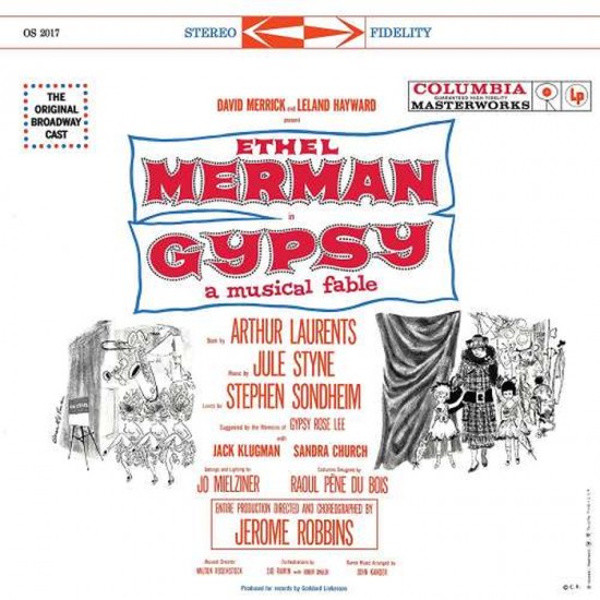 Ethel Merman And The Original Broadway Cast In Gipsy (Vinyl)