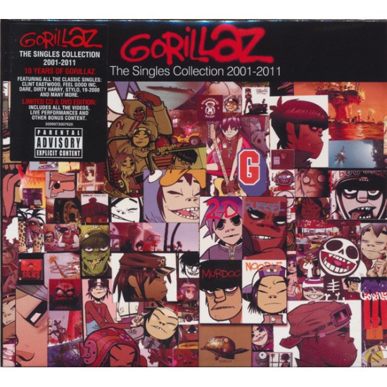 Gorillaz ‎– The Singles Collection 2001-2011 (CD)