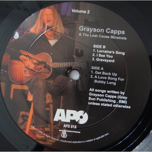 Grayson Capps & The Lost Cause Minstrels - Grayson Capps & The Lost Cause Minstrels Volume 2 (Vinyl)