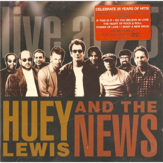 Huey Lewis & The News ‎– Live At 25 (CD)