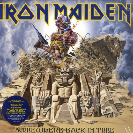 Iron Maiden ‎- Somewhere Back In Time - The Best Of: 1980-1989 (Vinyl)