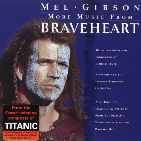 James Horner ‎– More Music From Braveheart (CD)