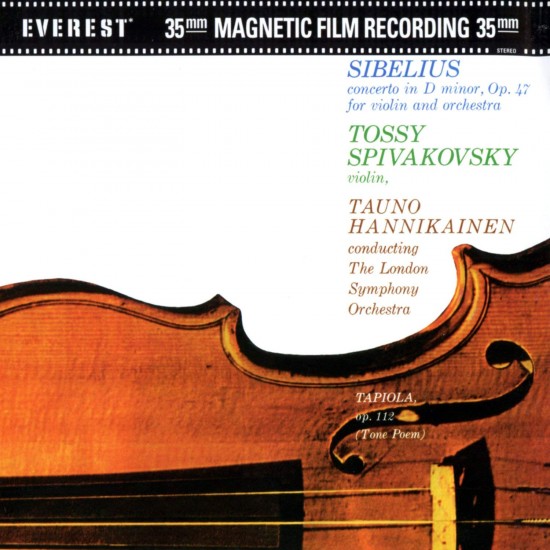 Jean Sibelius, Tossy Spivakovsky, Tauno Hannikainen - Concerto for Violin and Orchestra in D Minor, Op. 47 (Vinyl)