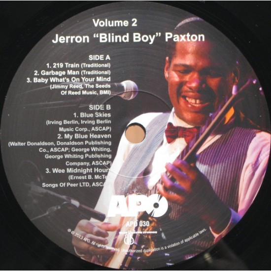 Jerron Blind Boy Paxton - Volume 2 (Vinyl)