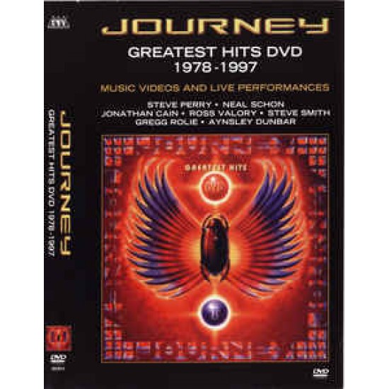 Journey ‎– Greatest Hits DVD 1978-1997 (Music Videos And Live Performances) (DVD)