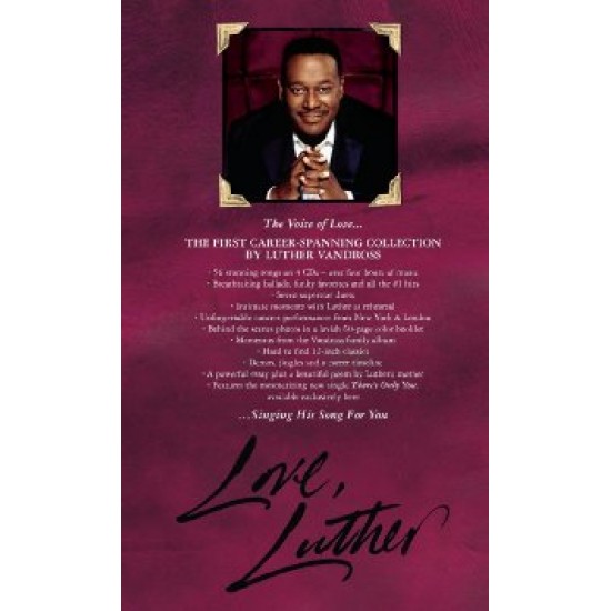 Luther Vandross ‎– Love, Luther (CD)