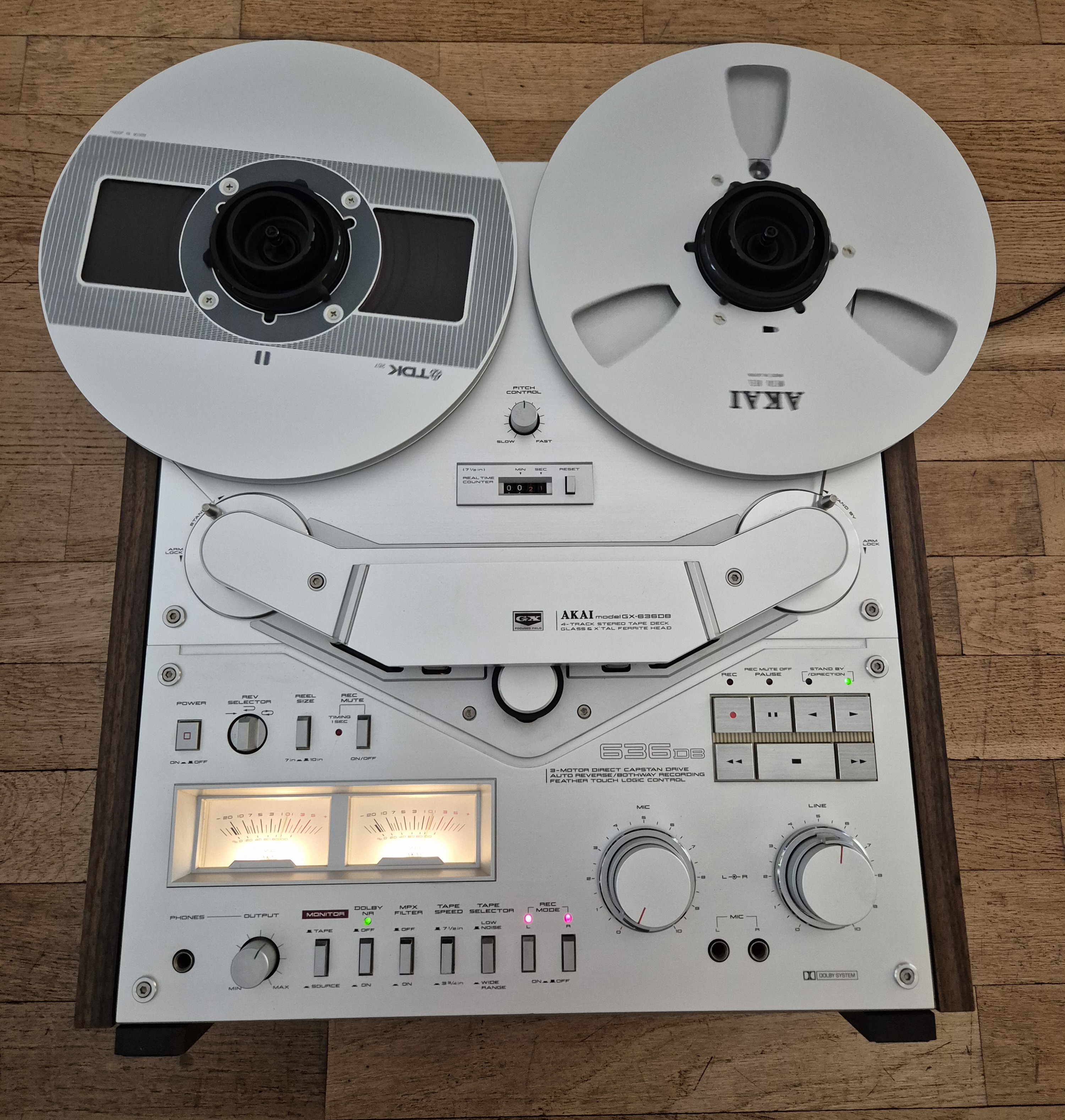 Magnetofon Akai GX-636DB (Second Hand) -