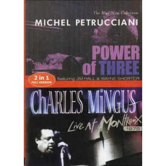Michel Petrucciani Feat. Jim Hall & Wayne Shorter / Charles Mingus ‎– Power Of Three / Live At Montreux 1975 (DVD)