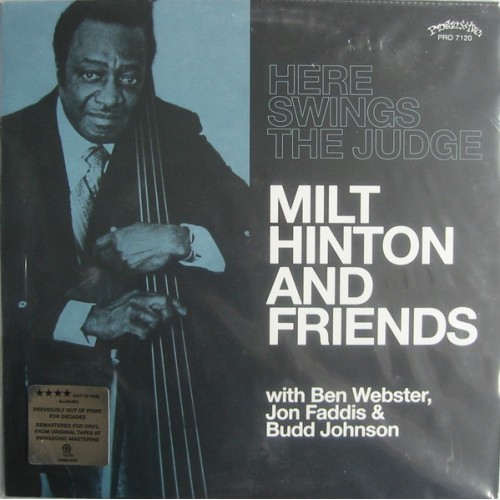 Milt Hinton And Friends With Ben Webster, Jon Faddis & Budd Johnson – Here Swings The Judge (Vinyl)