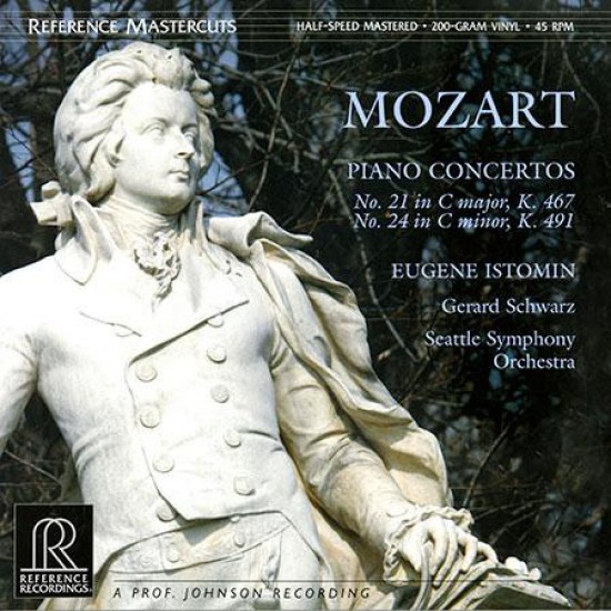 Mozart, Eugene Istomin, Gerard Schwarz, Seattle Symphony Orchestra ‎– Piano Concertos No. 21 & 24 (Vinyl)