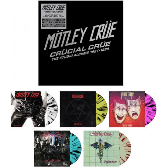 Mötley Crüe – Crücial Crüe - The Studio Albums 1981-1989 (Vinyl)