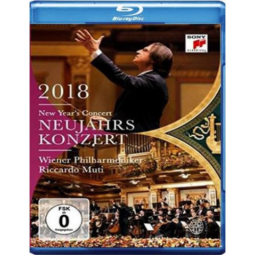 Riccardo Muti, Wiener Philharmoniker - Neujahrs Konzert 2018 (New Year's Concert) (Blu-Ray)