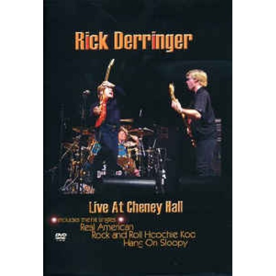 Rick Derringer ‎– Live At Cheney Hall (DVD)