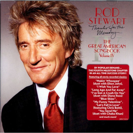 Rod Stewart ‎– Thanks For The Memory / The Great American Songbook Volume IV (CD)