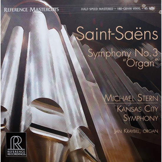 Saint-Saëns, Michael Stern, Kansas City Symphony, Jan Kraybill ‎– Symphony No. 3 "Organ" (Vinyl)