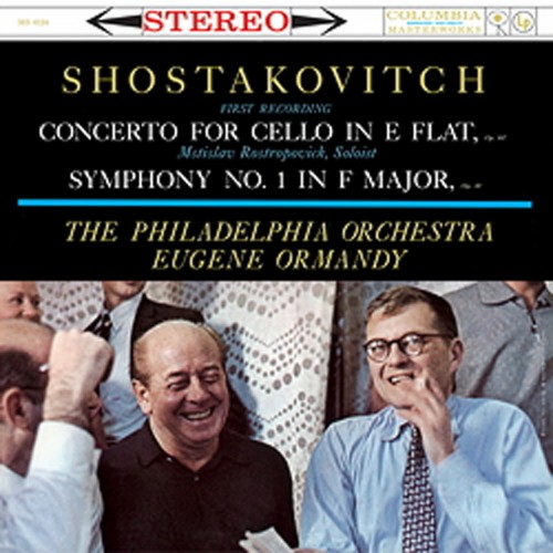 Shostakovitch - Mstislav Rostropovich, The Philadelphia Orchestra, Eugene Ormandy - Concerto For Cello In E Flat, Op. 107 / Symphony No. 1 In F Major, Op. 10 (Vinyl)