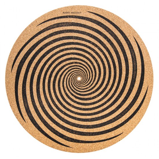 Slipmat Audio Anatomy Cork Spiral Design Edition	