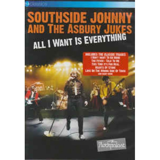 Southside Johnny & The Asbury Jukes ‎– All I Want Is Everything (DVD)