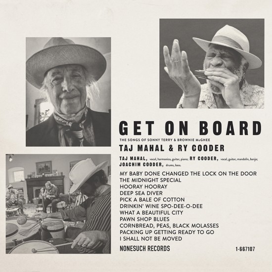 Taj Mahal & Ry Cooder - Get On Board - The Songs Of Sonny Terry & Brownie McGhee (Vinyl)