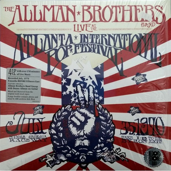 The Allman Brothers Band - Live At The Atlanta International Pop Festival July 3 & 5, 1970 (Vinyl)