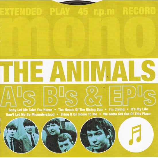 The Animals ‎– A's B's & EP's (CD)