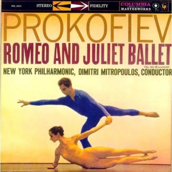 The New York Philharmonic Orchestra Conducted By Dimitri Mitropoulos ‎– Prokofiev Romeo And Juliet Ballet Suite (Vinyl)