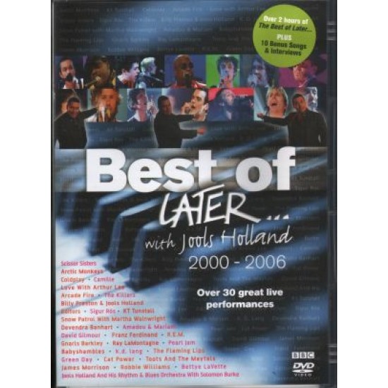 Various ‎– Best Of Later... With Jools Holland 2000-2006 (DVD)