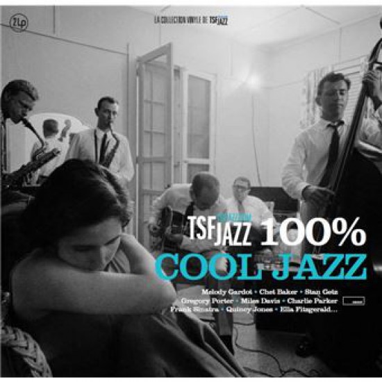 Melody Gardot, Chet Baker, Stan Getz, Gregory Porter, Miles Davis, Charlie Parker, Frank Sinatra, Quincy Jones, Ella Fitzgerald ‎– 100% Cool Jazz (Vinyl)