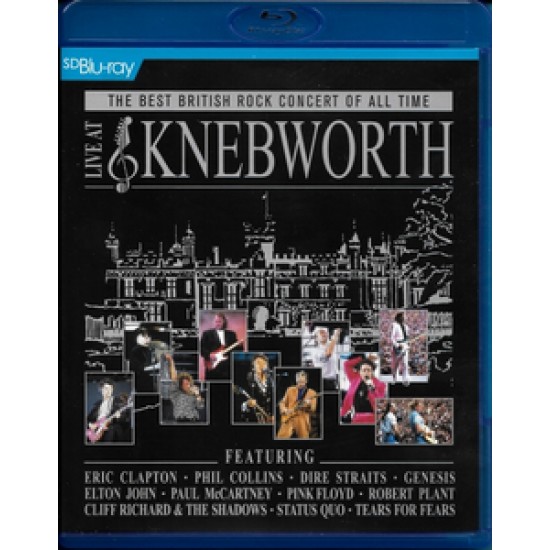 Various ‎– Live At Knebworth (The Best British Rock Concert Of All Time) (Blu-ray)