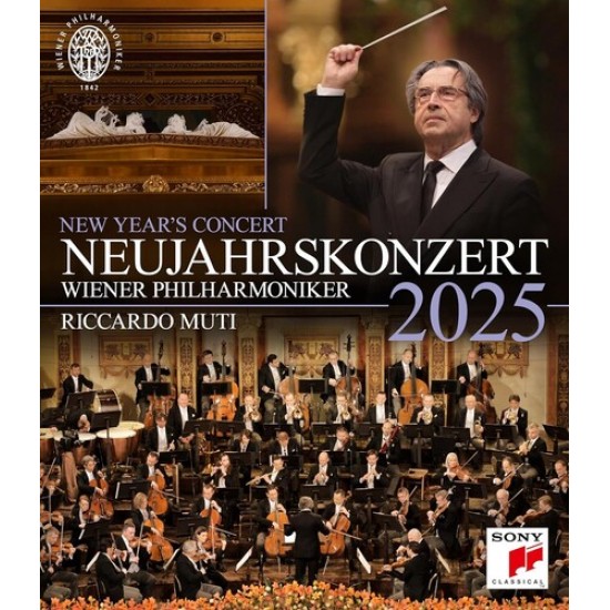 Wiener Philharmoniker, Riccardo Muti - Neujahrskonzert 2025 / New Year's Concert 2025 (Blu-ray)