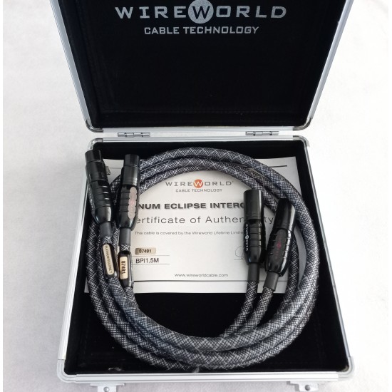 Wireworld Platinum Eclipse 7 XLR Balanced Interconnects 1.5m (Second Hand)