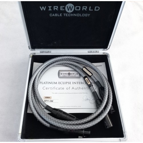Wireworld Platinum Eclipse XLR Balanced Interconnect 1m (Second Hand)