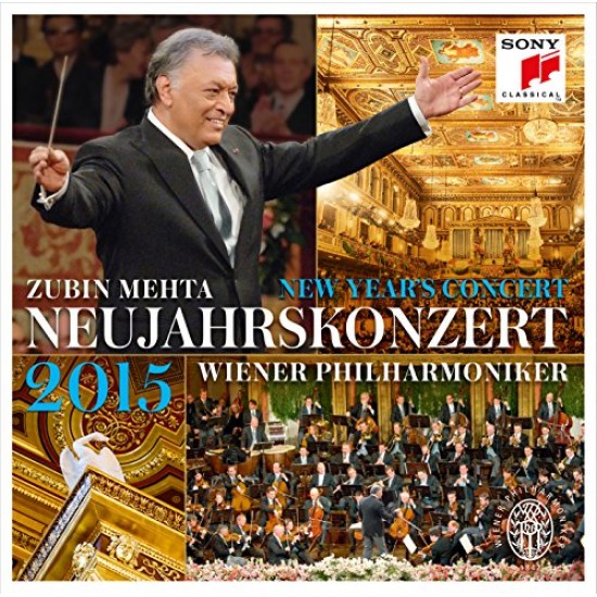 Zubin Mehta & Wiener Philharmoniker ‎– Neujahrskonzert 2015 / New Year's Concert 2015 (CD)